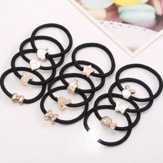 10 Buộc tóc đính hình xinh iu