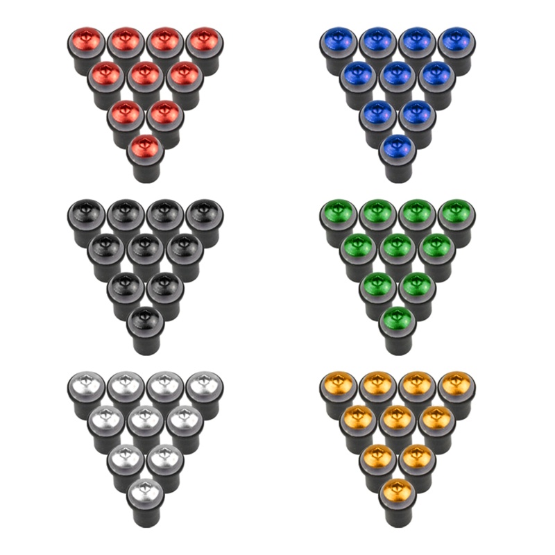 Bộ 10 Ốc Vít M5x16mm Gắn Kính Chắn Gió Xe Máy Thông Dụng