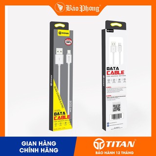 Cáp sạc nhanh 2.4a 2m chân micro titan - ca34