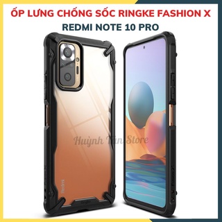 Ốp lưng Xiaomi Redmi Note 10 Pro chống sốc Ringke Fusion X chính hãng Korea