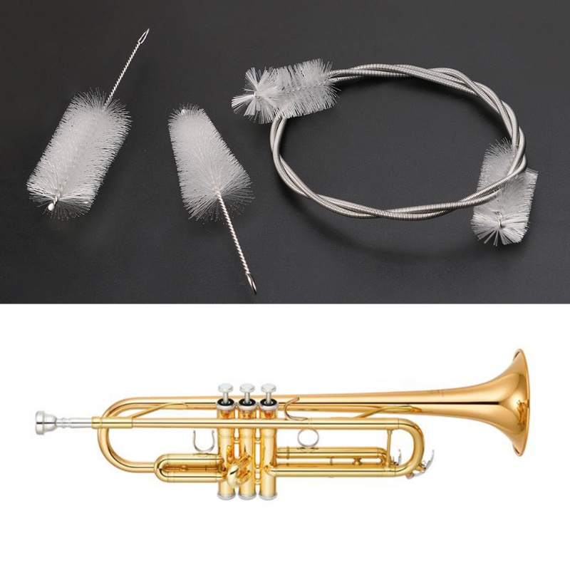 Bộ Dụng Cụ Vệ Sinh Kèn Trumpet Với 3 Loại Cọ Tiện Dụng