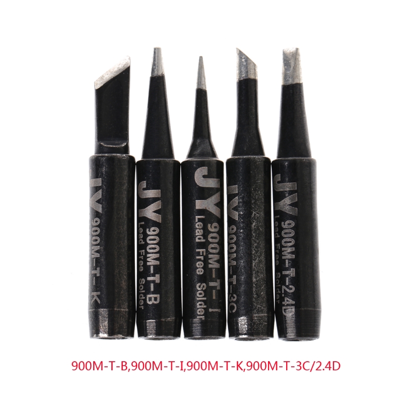 Set 5 đầu hàn đầu hàn 900M-T cho Hakko 936 SAIKE 909d 852 chất lượng cao
