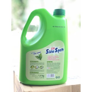 Nước rửa Chén Lix Trà xanh 3,8kg