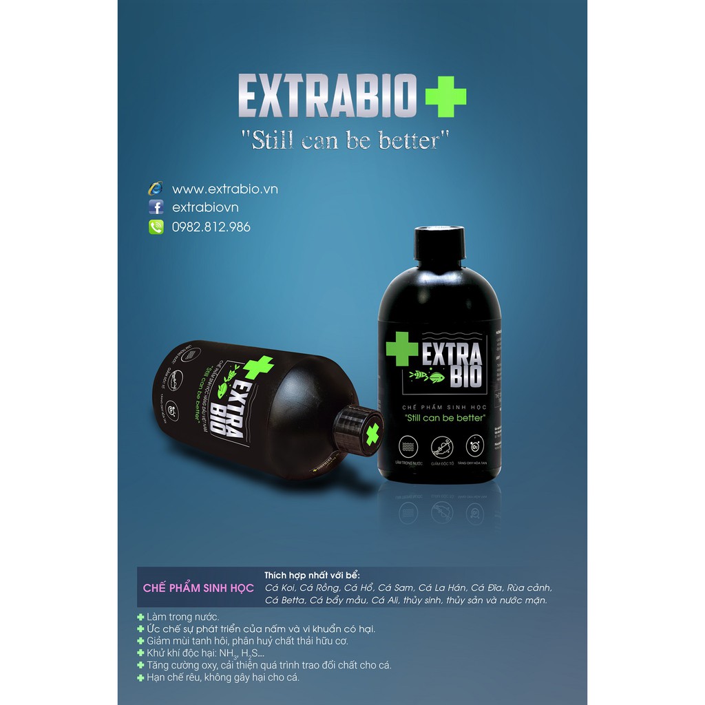 Men vi sinh cao cấp extrabio làm sạch nước