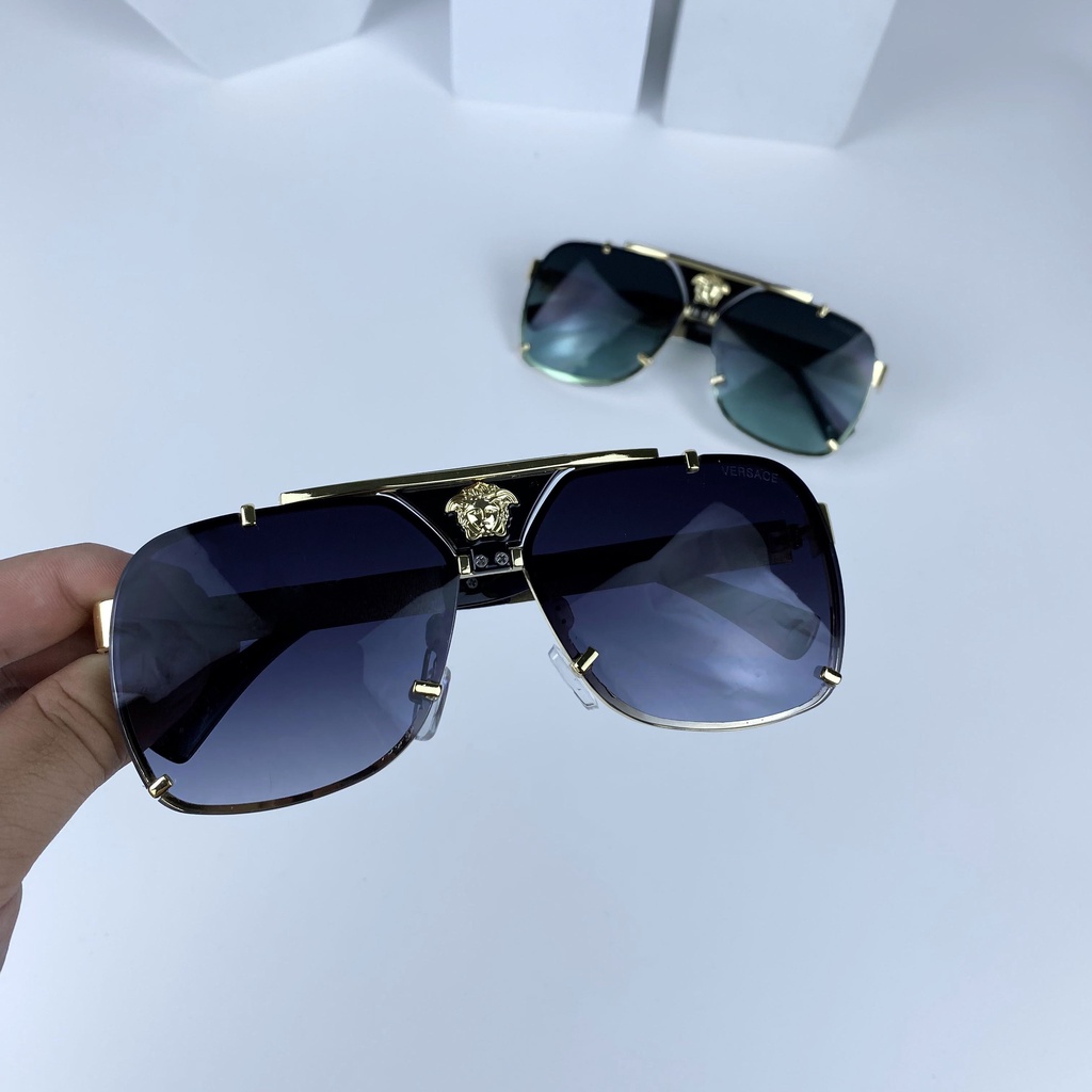 Kính râm nam, Kính mát thời trang cao cấp Versa đi nắng chống tia UV cực xịn, full box Tặng kèm khăn lau kính K535