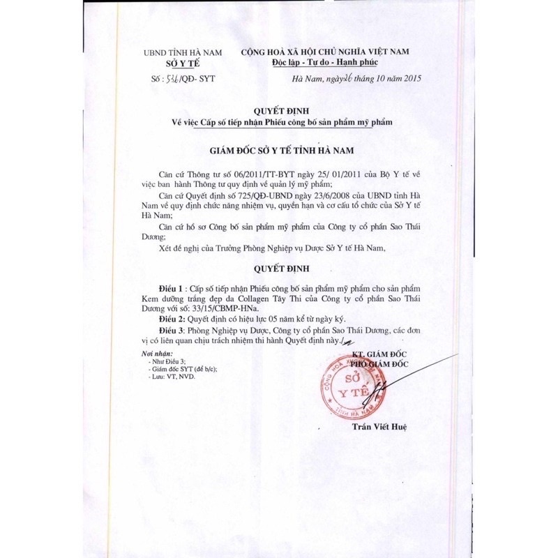 KEM DƯỠNG DA COLLAGEN TÂY THI NEW HÀNG CHÍNH HÃNG CÔNG TY SAO THÁI DƯƠNG