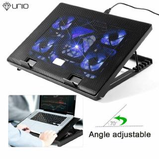Quạt tản nhiệt 5 quạt mini 2 đầu cắm usb tiện lợi dành cho laptop