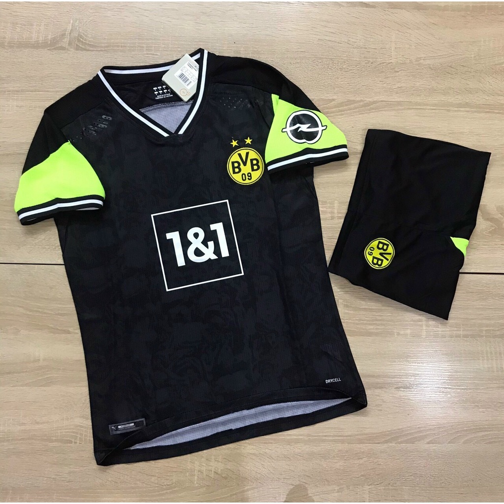 Áo Bóng Đá CLB Borussia Dortmund 2022/2023 - Chuẩn Mẫu Thi Đấu - Vải Polyester Thái Gai Lưới