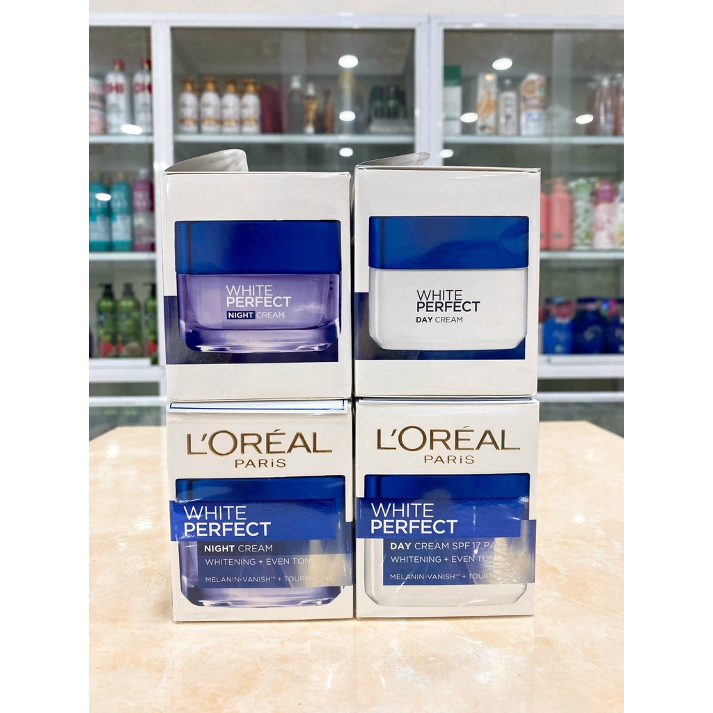 Kem Dưỡng Da Trắng Mượt Đều Màu L'Oreal Paris White Perfect 50ml