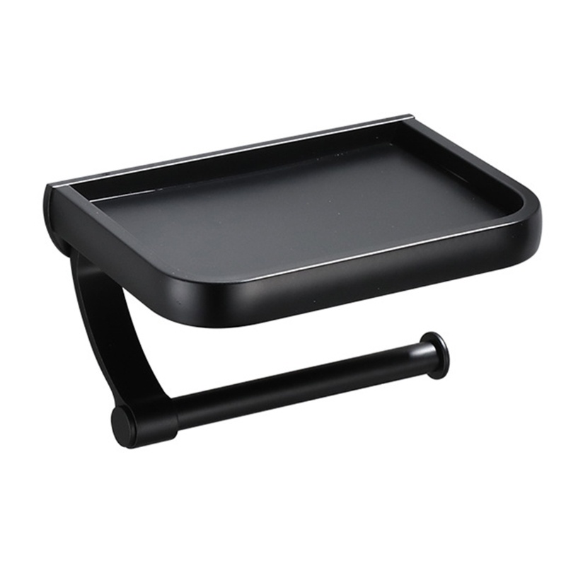 Giá Đỡ Cuộn Giấy Vệ Sinh Gắn Tường Bằng Nhôm Tiết Kiệm Không Gian