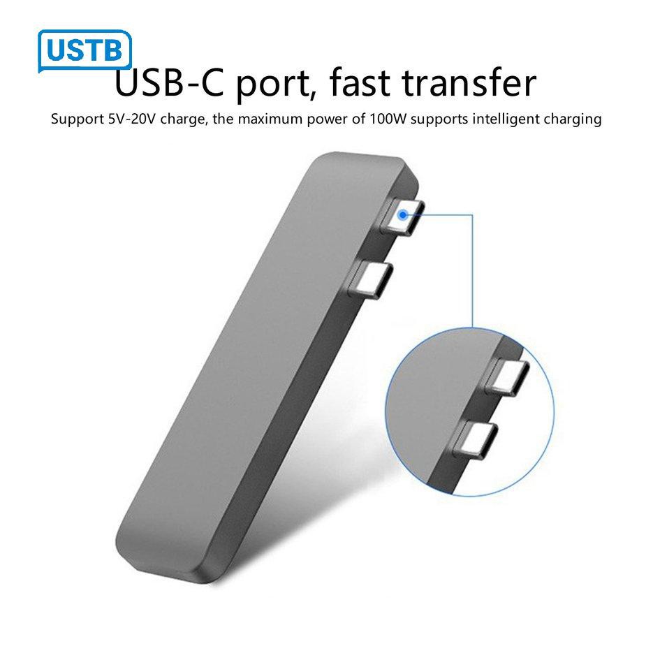 Bộ Chuyển Đổi Usb 3.1 Type-C Hub Sang Hdmi 4k Thunderbolt 3 Usb C Hub 3.0 Tf Pd Cho Macbook Pro / Air