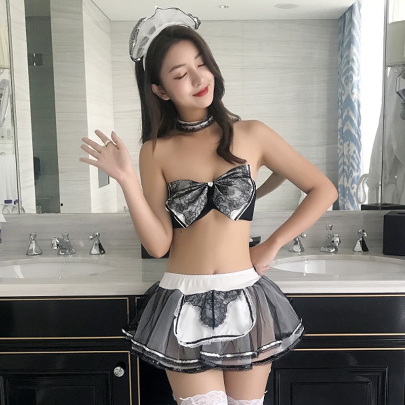 Bộ đồ ngủ cosplay hầu hái sexy gợi cảm freesize từ 45-70kg | BigBuy360 - bigbuy360.vn