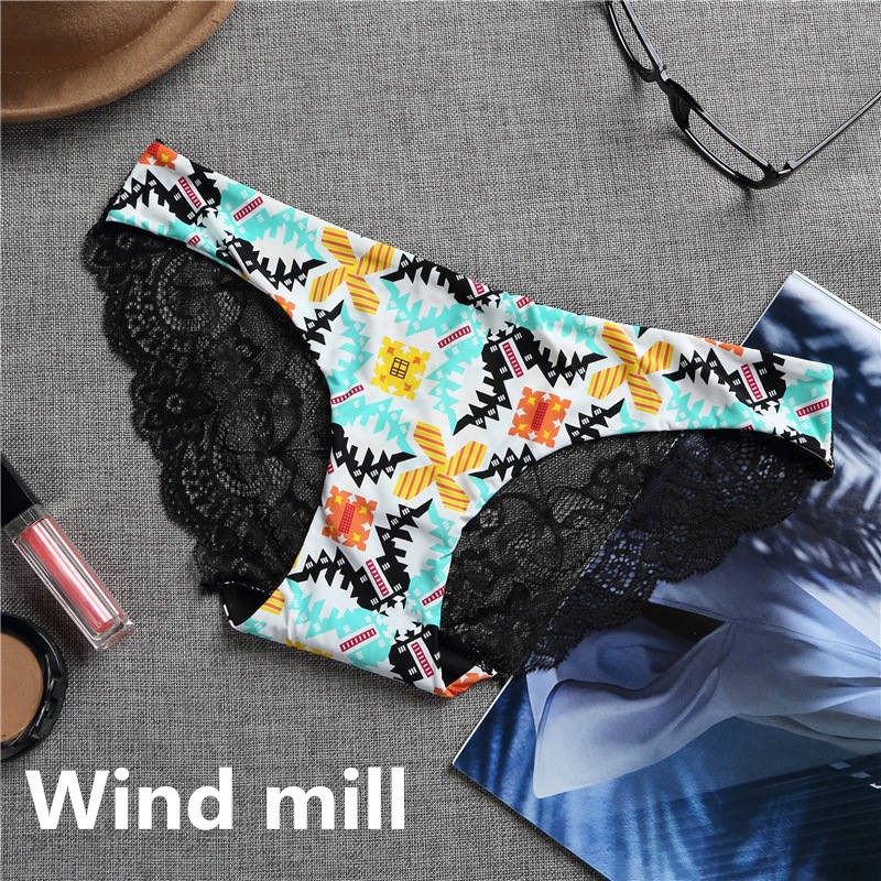 Quần lót vải ren không đường may thời trang quyến rũ cho nữ size m-xxl