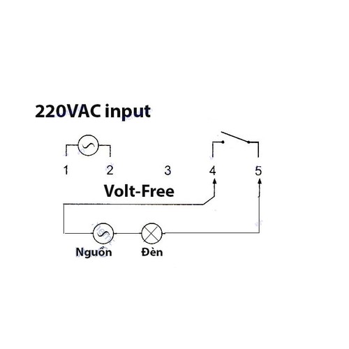 Công tắc hẹn giờ điện tử lập trình CN101A hiển thị màn hình kĩ thuật số LCD