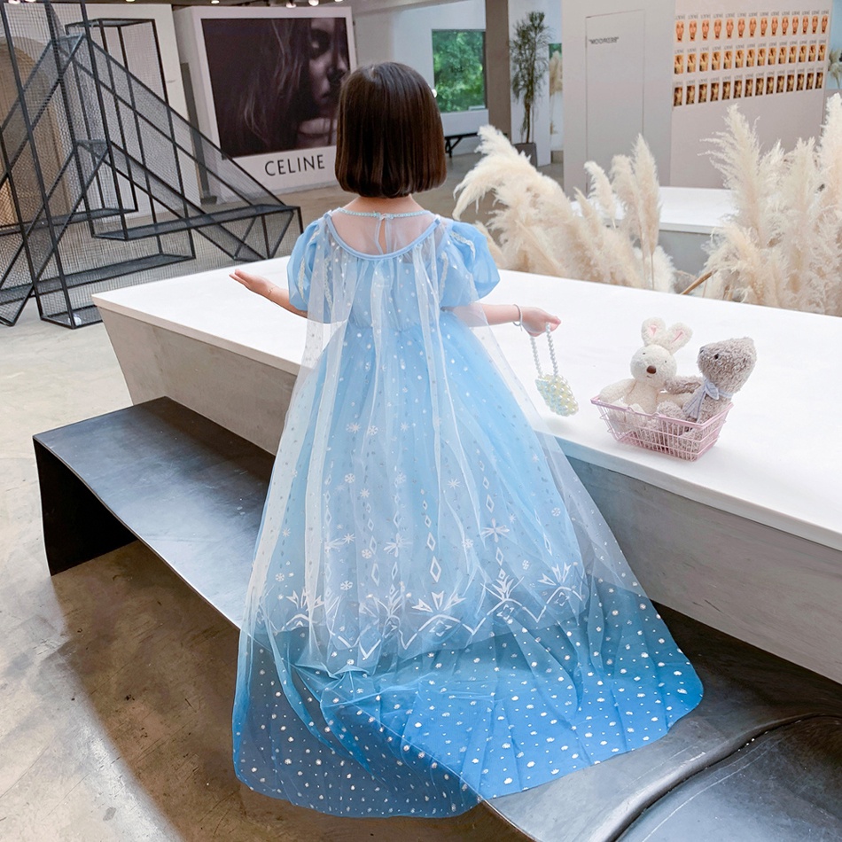 Bộ Đồ Hóa Trang Công Chúa elsa / Vương Miện Công Chúa elsa bbk76 Dành Cho Bé Gái