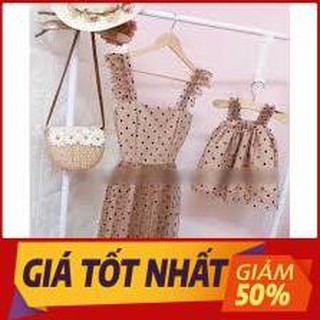 Maianh.b88- set váy mẹ và bé chấm bi tien1283shop