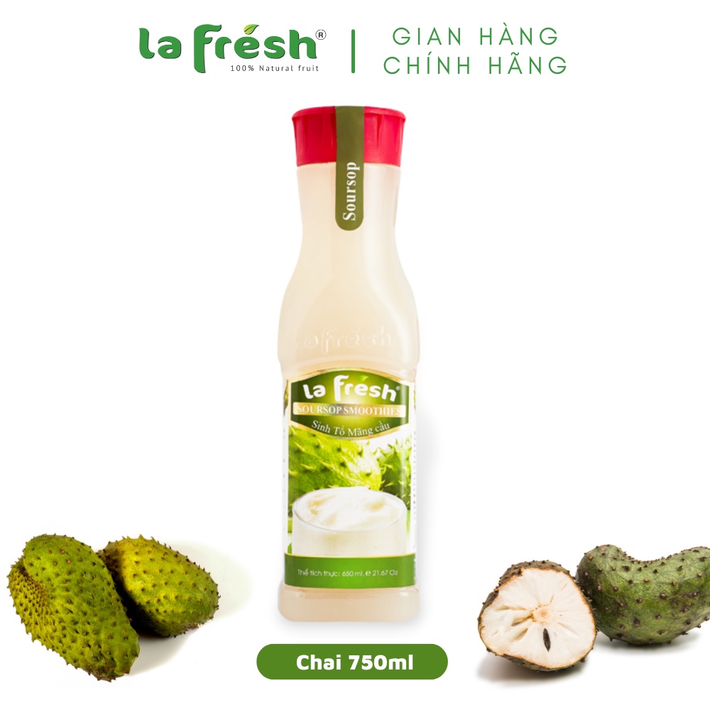 Sinh Tố Mãng Cầu Chai 750ml - LaFresh