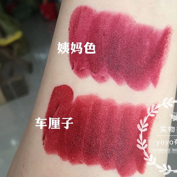 [Hàng mới về] Son môi màu lì sắc đỏ tím/cherry/đỏ đậu/nâu/maroon