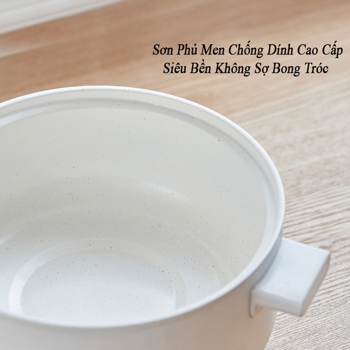 Nồi lẩu mini OLAYKS chống dính hàng chính hãng dung tích 2 lít [Bảo Hành 12 tháng]