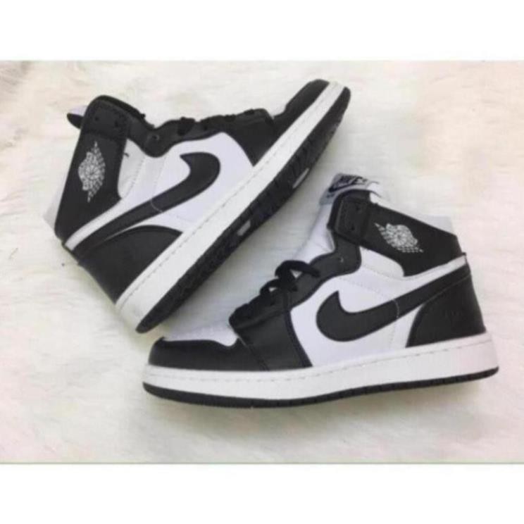 [Tặng Box/bill] Giày thể thao J0RDAN Đen trắng cao cổ | BigBuy360 - bigbuy360.vn