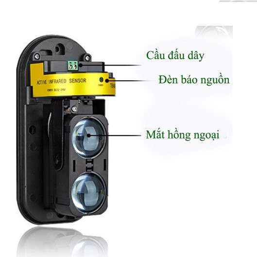 Hàng rào hồng ngoại chống trộm, Beam ABT-100 kèm 02 Nguồn 2V2A, 01 loa báo