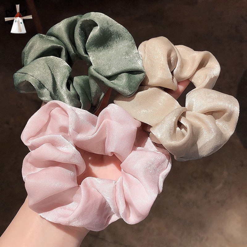 Băng Đô Cài Tóc Bằng Lụa satin Thời Trang Hàn Quốc Cho Nữ