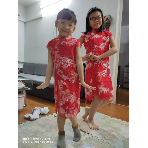 Mẫu sườn xám cho bé gái size từ 15-38kg