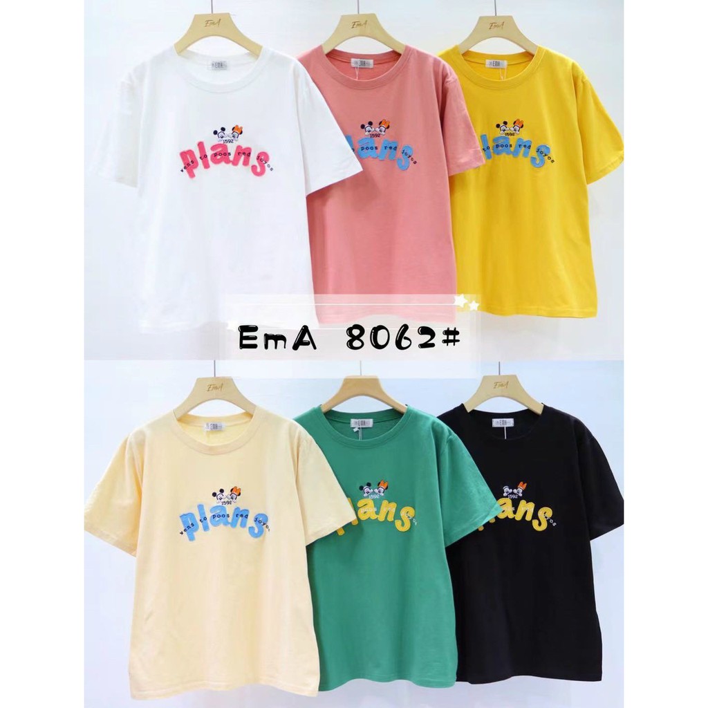 Áo thun nữ hàng Quảng Châu, phom vừa, mặc mát, siêu xinh, phông tay lỡ được bán tại Shop An Nhiên Chợ Ninh Hiệp
