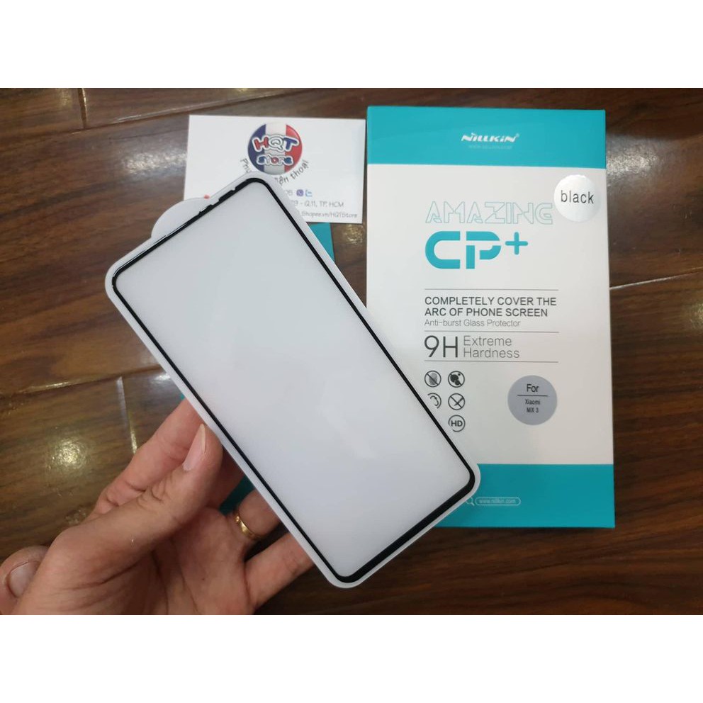 Kính Cường Lực Xiaomi Mi MIx 3 Full Màn Nillkin Amazing CP+ chính hãng / Giá Rẻ