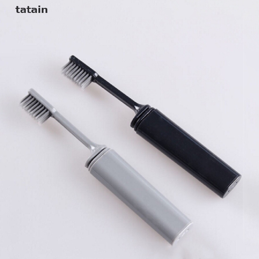[TAT] Travel Folding Toothbrush Portable Portable Toiletries Soft Hair Toothbrush CVX
