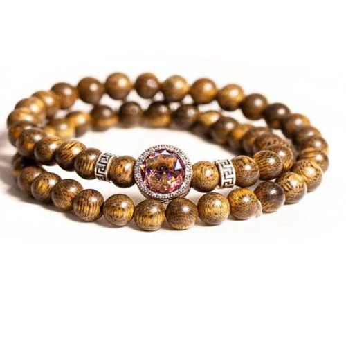 Vòng Tay Trầm Hương Nữ Mix Cùng Đá Ngũ Sắc Hợp Từng Mệnh  (size 6mm 8mm) | BigBuy360 - bigbuy360.vn