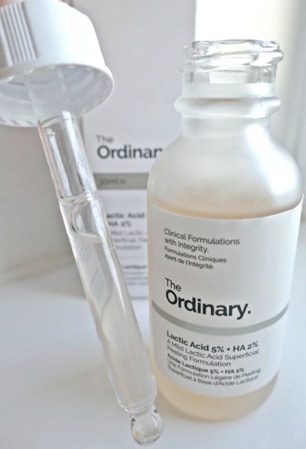 The Ordinary - Lactic Acid 5% + HA tẩy da chết hóa học, sáng da, đều màu da