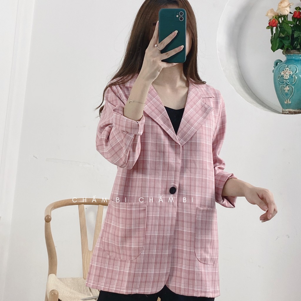 Áo Blazer Vest Nữ 1 Lớp Khoác Ngoài Dài Tay Nhiều Màu Kiểu Dáng Trẻ Trung - A.016