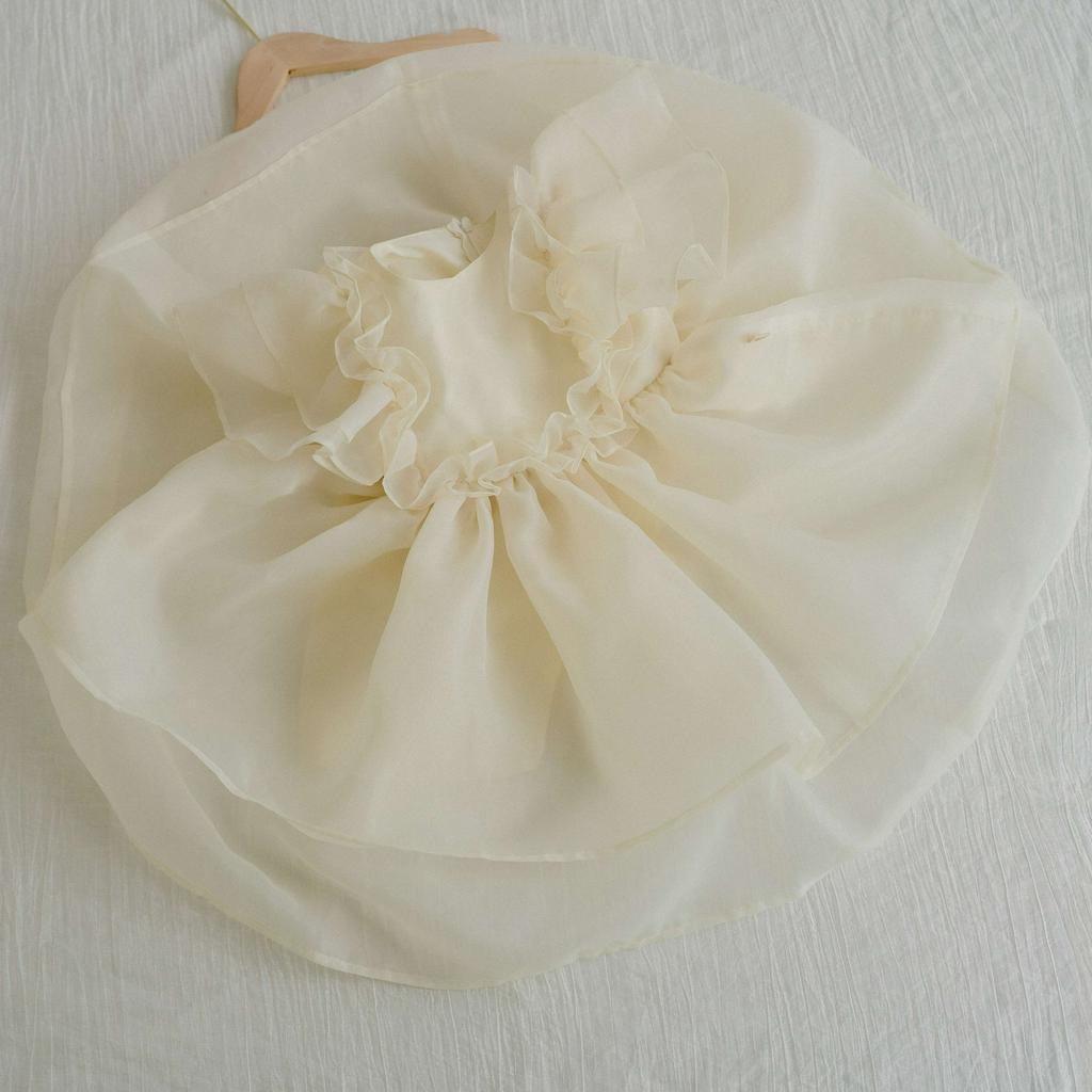 Váy xinh cho bé gái Clarina Dress chất liệu organza cao cấp lót lụa bồng xòe đáng yêu
