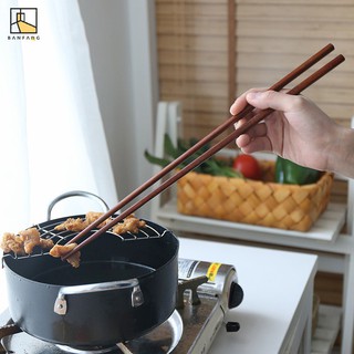 BANFANG Đôi đũa dài 42cm giúp hỗ trợ chiên xào thức ăn chống bỏng tay tiện dụng