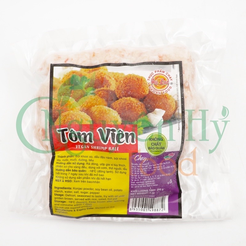 TÔM VIÊN CHAY ÂU LẠC  200g