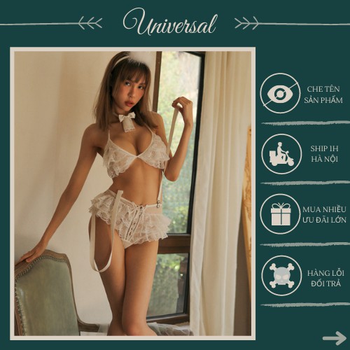 Đồ Cosplay Nàng Thỏ Sexy Siêu Gợi Cảm - Đồ Ngủ Sexy Đồ Cosplay Thỏ UNIVERSALXXX - DCP21