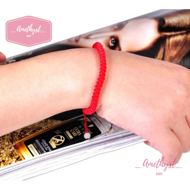 [Nhiều Kiểu] Vòng Tay Chỉ Đỏ Handmade Rút Dây An Yên May Mắn