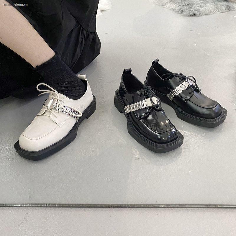 Giày da đế dày phong cách Anh Quốc 2012 sành điệu dành cho nữ
