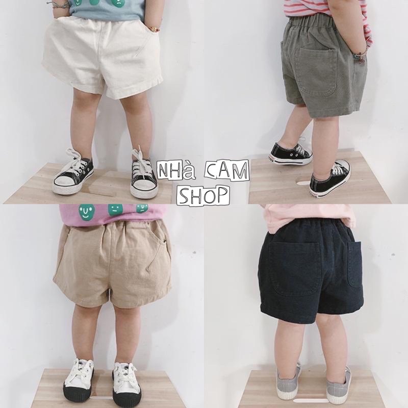 Quần kaki đùi bé trai