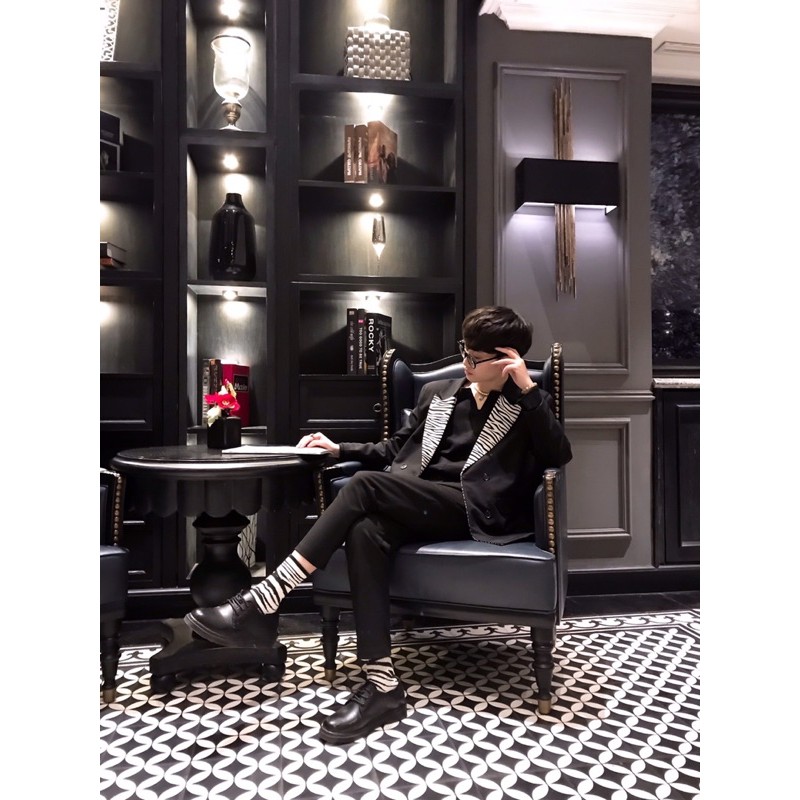 Áo blazer ngựa vằn dành cho TOMBOY SB TRANSGUY 🏳️‍🌈 | BigBuy360 - bigbuy360.vn