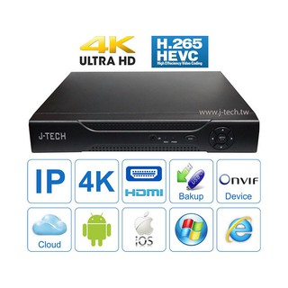 Đầu ghi hình camera IP J-Tech HD6216 - 16 kênh