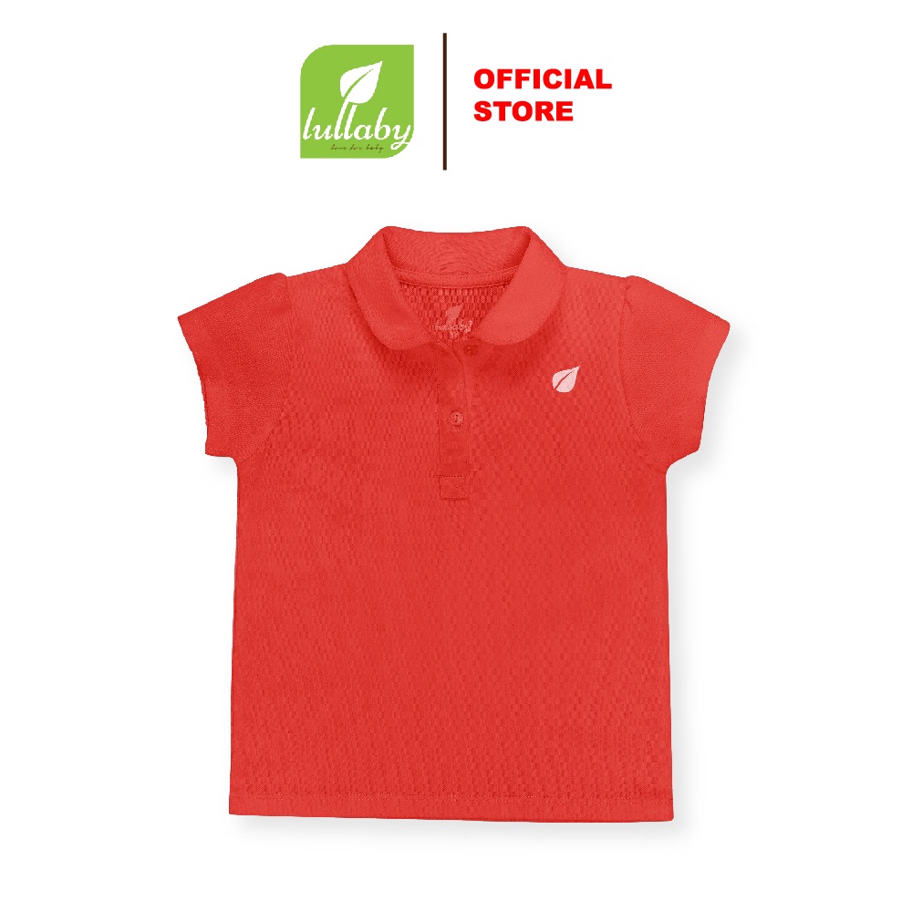 LULLABY - Áo polo cộc tay bé gái NH368M
