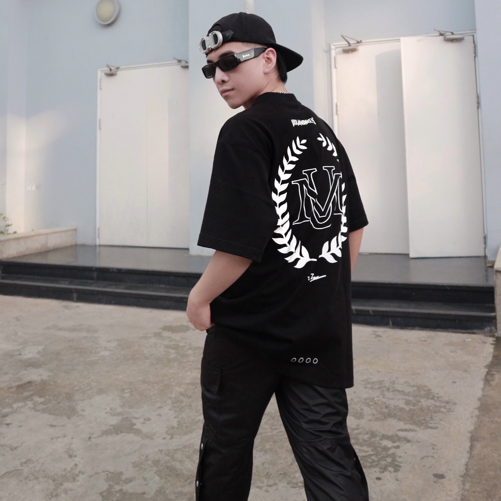 Áo Thun URBAN MONKEY DELUXE BIG LOGO Đen Thiết Kế Cơ Bản Dễ Phối | MAN | WOMAN | T-SHIRT