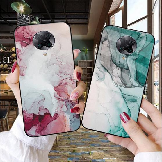 Ốp lưng phủ bóng họa tiết đá cẩm thạch xiaomi note 9s / k30 pro / note 7 / note 8 pro / k20 / k30 / mi 8 / note5