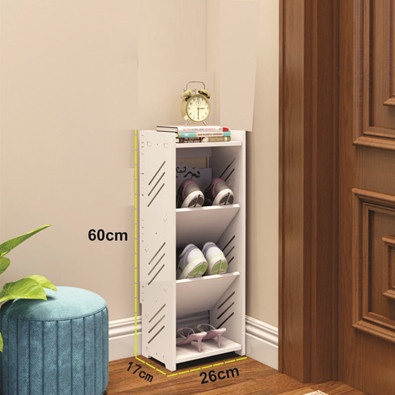 Giá kệ đựng giày dép lắp ráp thông minh vật liệu gỗ nhựa pitech cao cấp chống nước tuyệt đối, không cong vênh, ẩm mốc