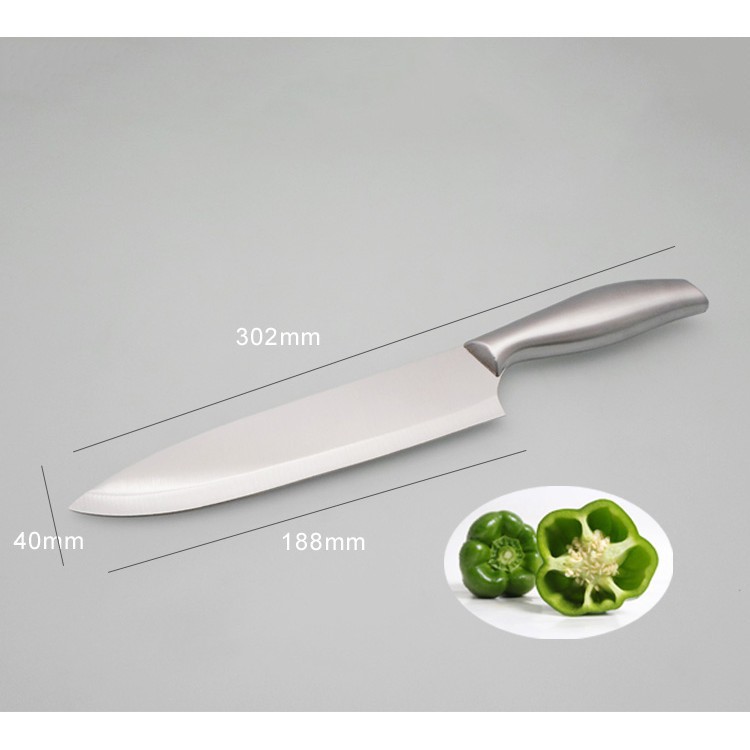 Bộ Dao Kéo 6 Món Nhật Bản Cao Cấp - Set Dao 6 Món Thép Nhật Bản Chống Gỉ Tặng Kèm Khay Đựng Sang Trọng