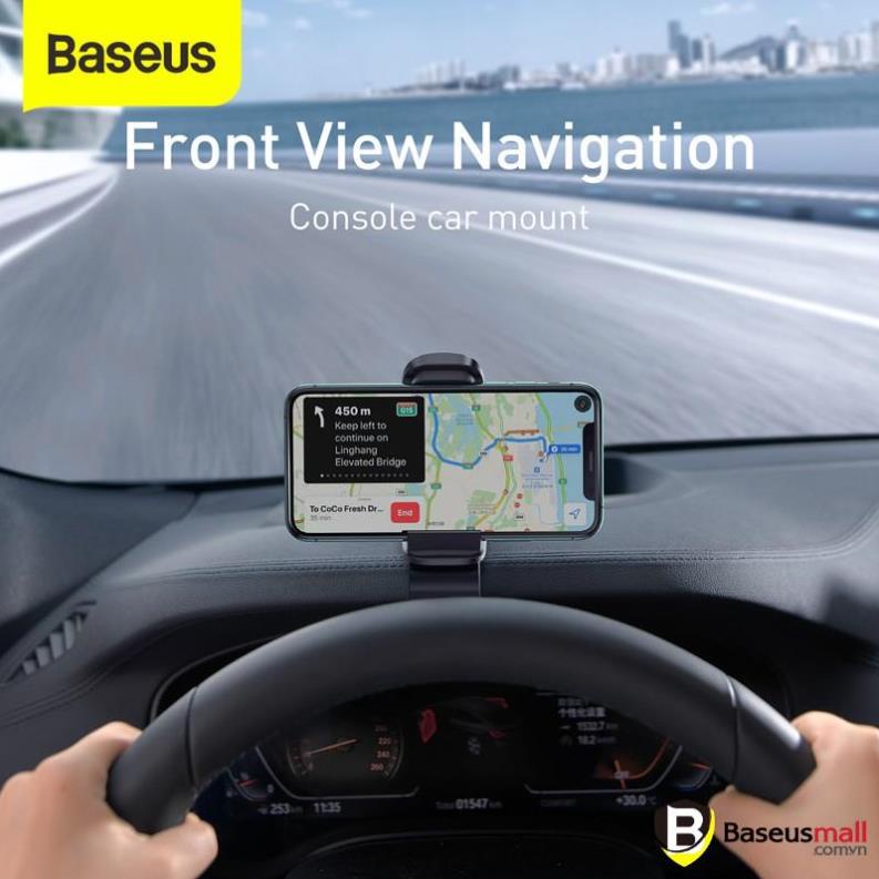 Baseus -BaseusMall VN Đế giữ điện thoại dạng kẹp ngang trên xe ô tô Baseus Big Mouth Pro Car Mount