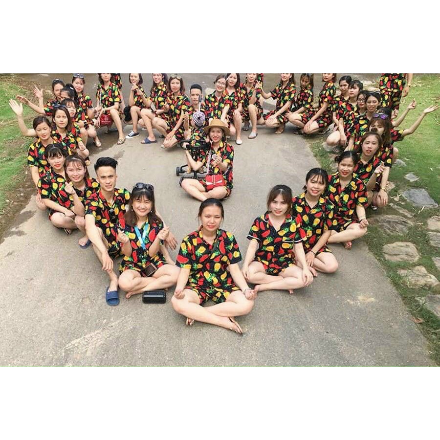 Set Đồ Bộ Nam Nữ Đi Biển Hawaii Kate Thái Cao Cấp