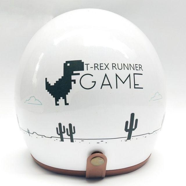Nón 3/4 Pixel Dinosaur - Hand-made
